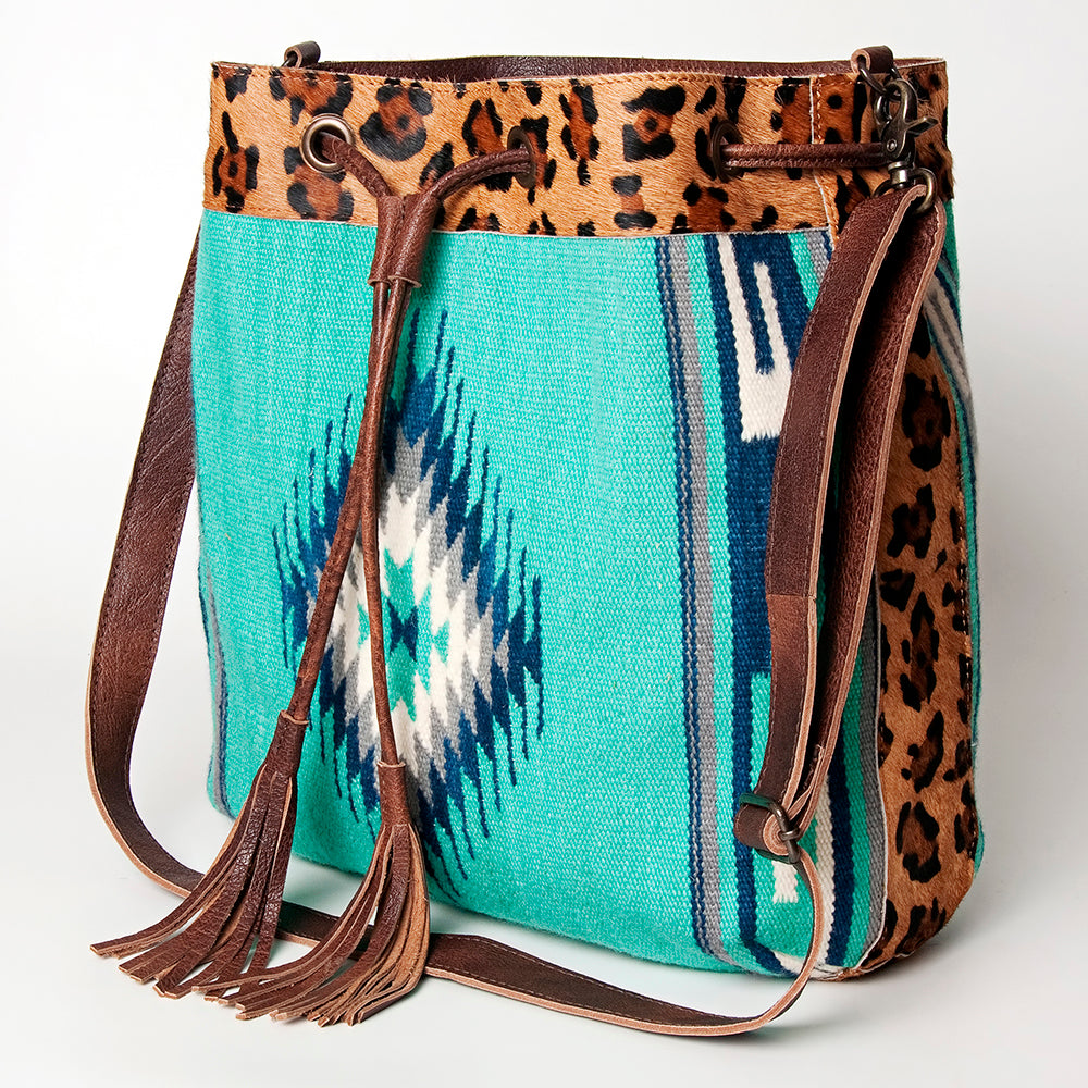 LC-ADBG574 Bucket Genuine Western Leather Women Bag Belle