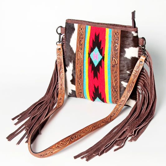 LC-ADBGZ599 Large Crossbody Saddle Blanket Genuine Western Leather Women Bag