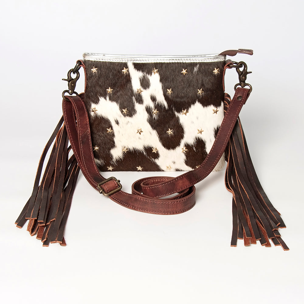 LC-ADBGZ606 Crossbody Hair-On Genuine Western Leather Women Bag
