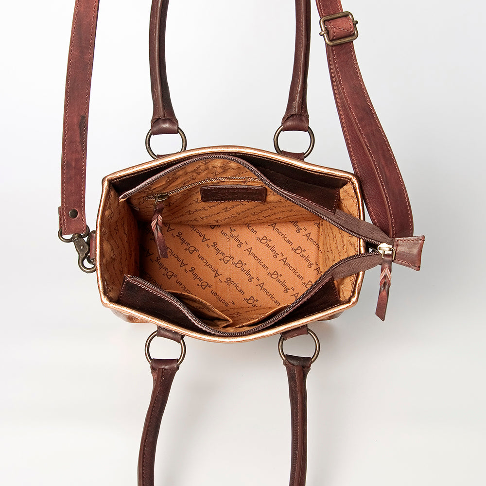 LC-ADBGZ608 Tote Hair-On Genuine Western Leather Women Bag