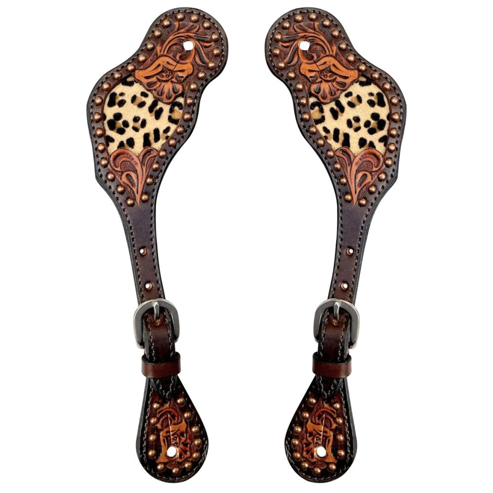 BER238-Western American Leather Spur Strap