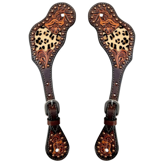 BER238-Western American Leather Spur Strap