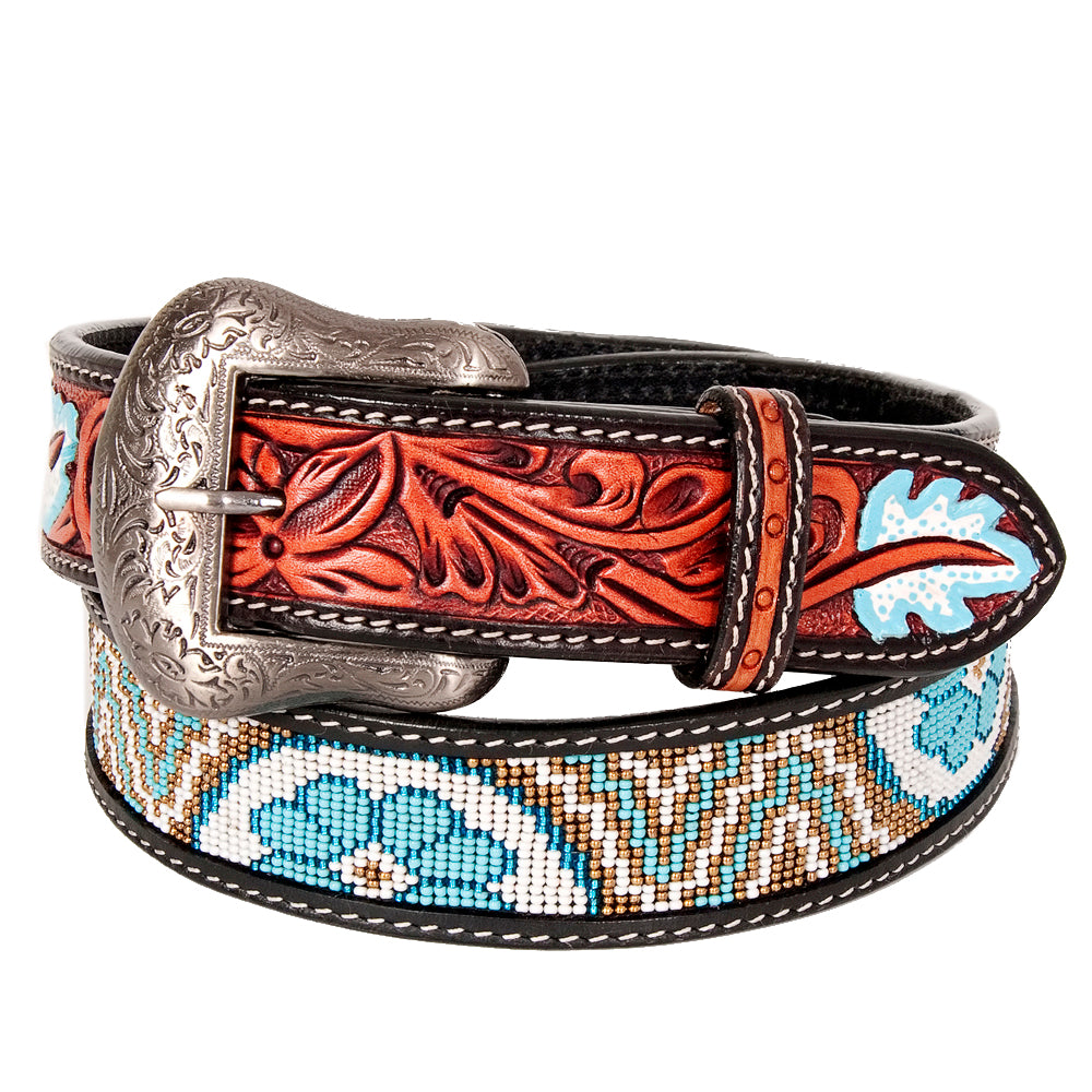 BEE111-Western Leather Belt