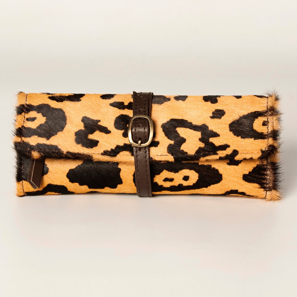ADBGA245 American Darling Hair-On Cowhide Jewelry Case Vegetable-Tanned Genuine Leather