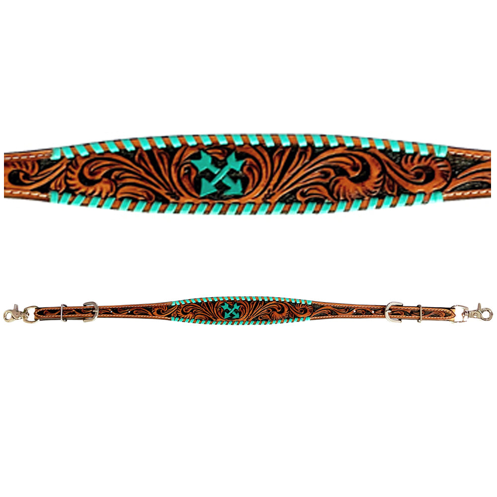BER258-Western Leather Wither Straps