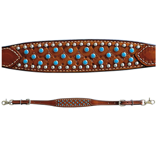 BER259-Western Leather Wither Straps