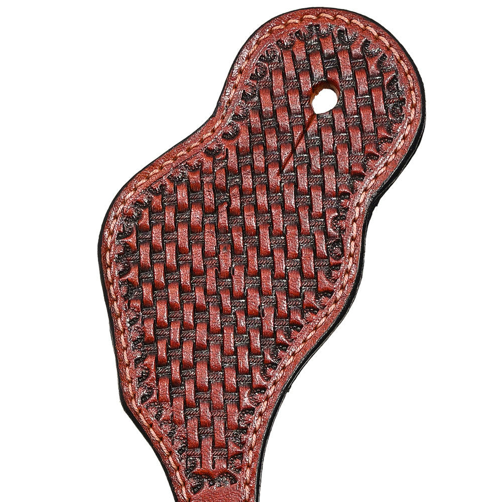 BER264-Western American Leather Spur Strap