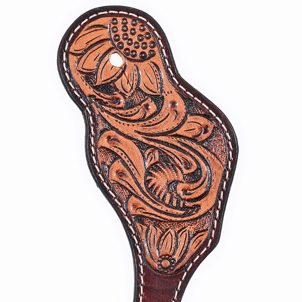 BER268-Western American Leather Spur Strap