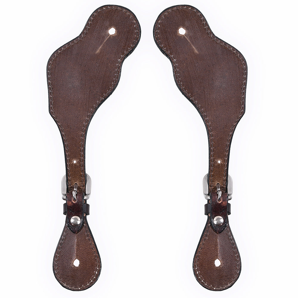 BER268-Western American Leather Spur Strap
