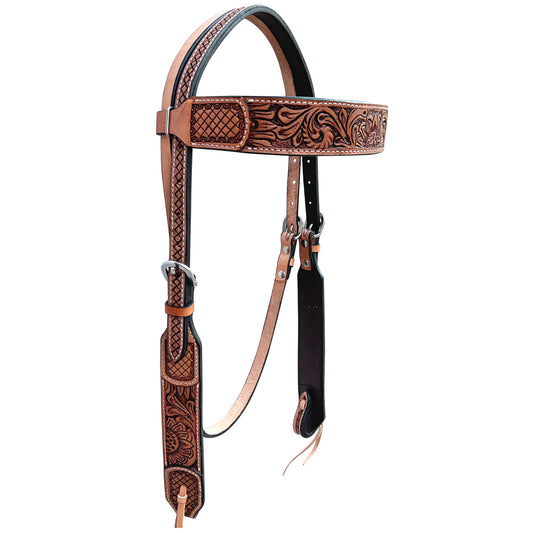 BER269-Western Leather Headstall