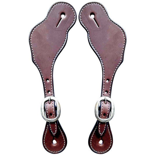 BER270-Western American Leather Spur Strap