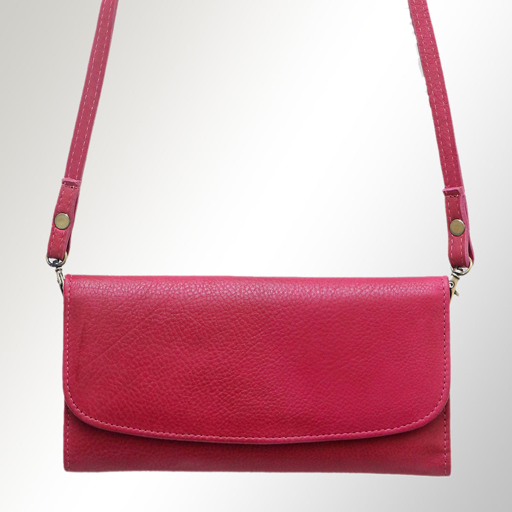 ADBGM112 Minimalist Genuine Leather Clutch Crossbody Bag