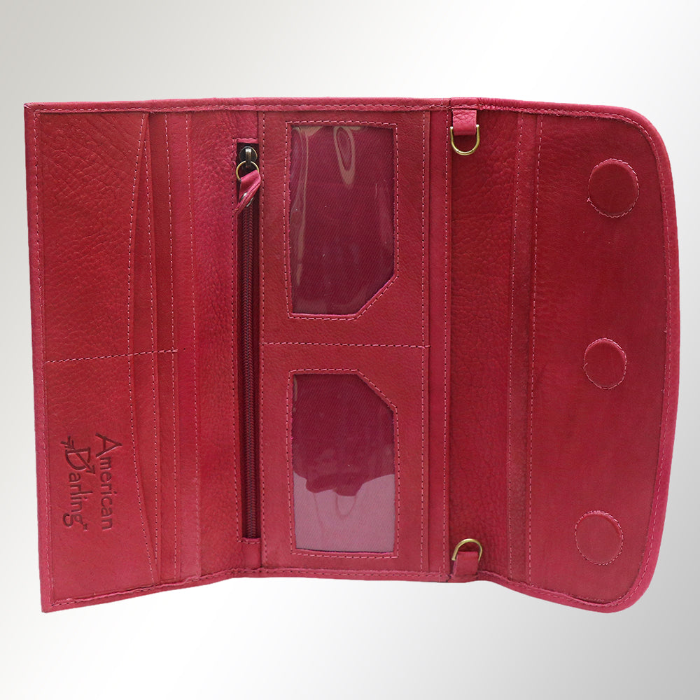 ADBGM112 Minimalist Genuine Leather Clutch Crossbody Bag