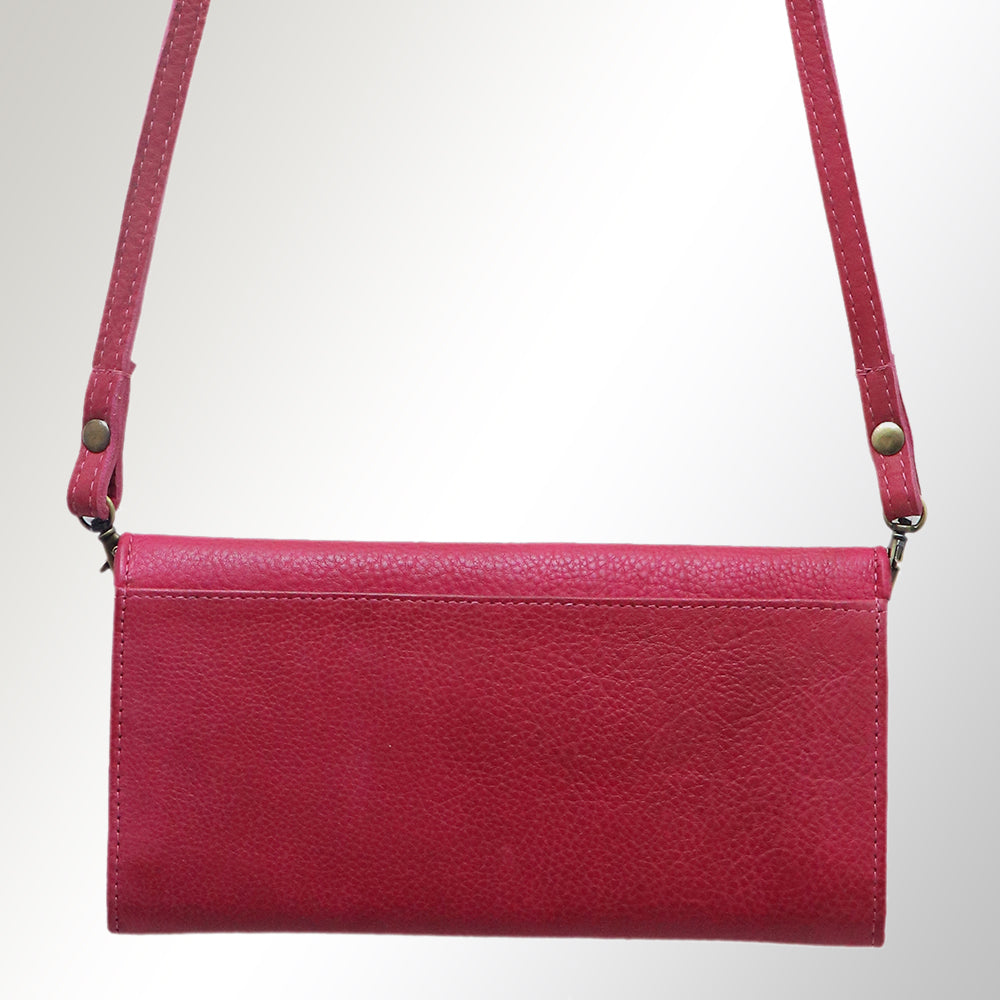 ADBGM112 Minimalist Genuine Leather Clutch Crossbody Bag