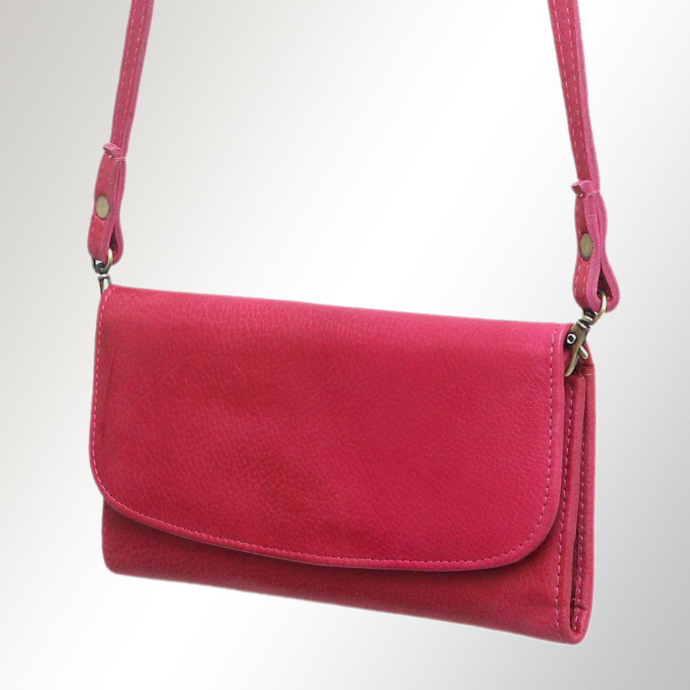 ADBGM112 Minimalist Genuine Leather Clutch Crossbody Bag