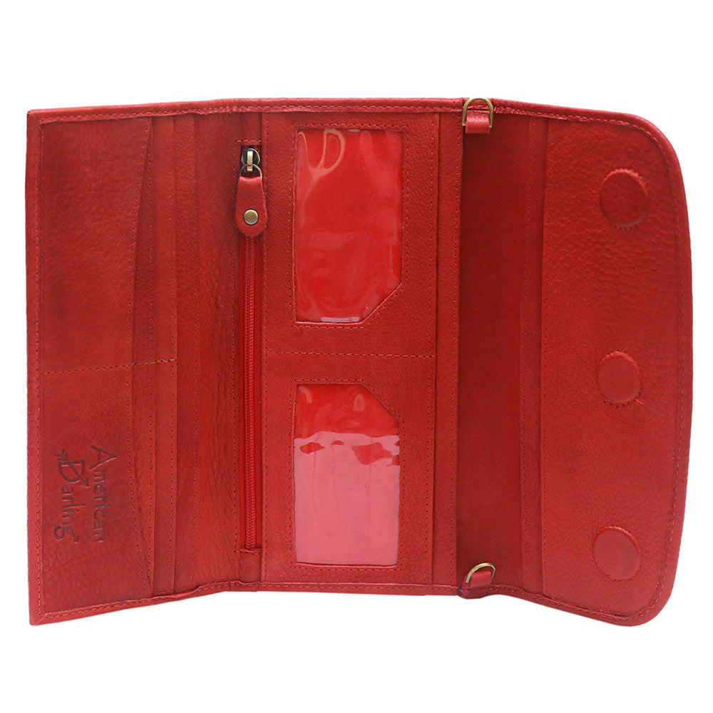 ADBGM112 Minimalist Genuine Leather Clutch Crossbody Bag