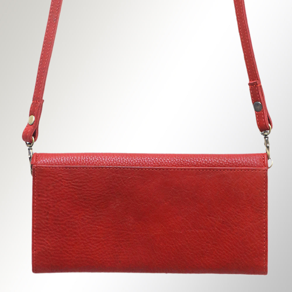 ADBGM112 Minimalist Genuine Leather Clutch Crossbody Bag