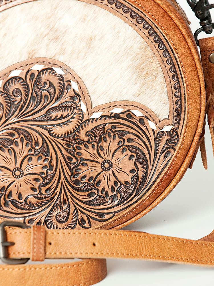 LC-ADBG839 Canteen Hair On Genuine Western Leather Women Bag