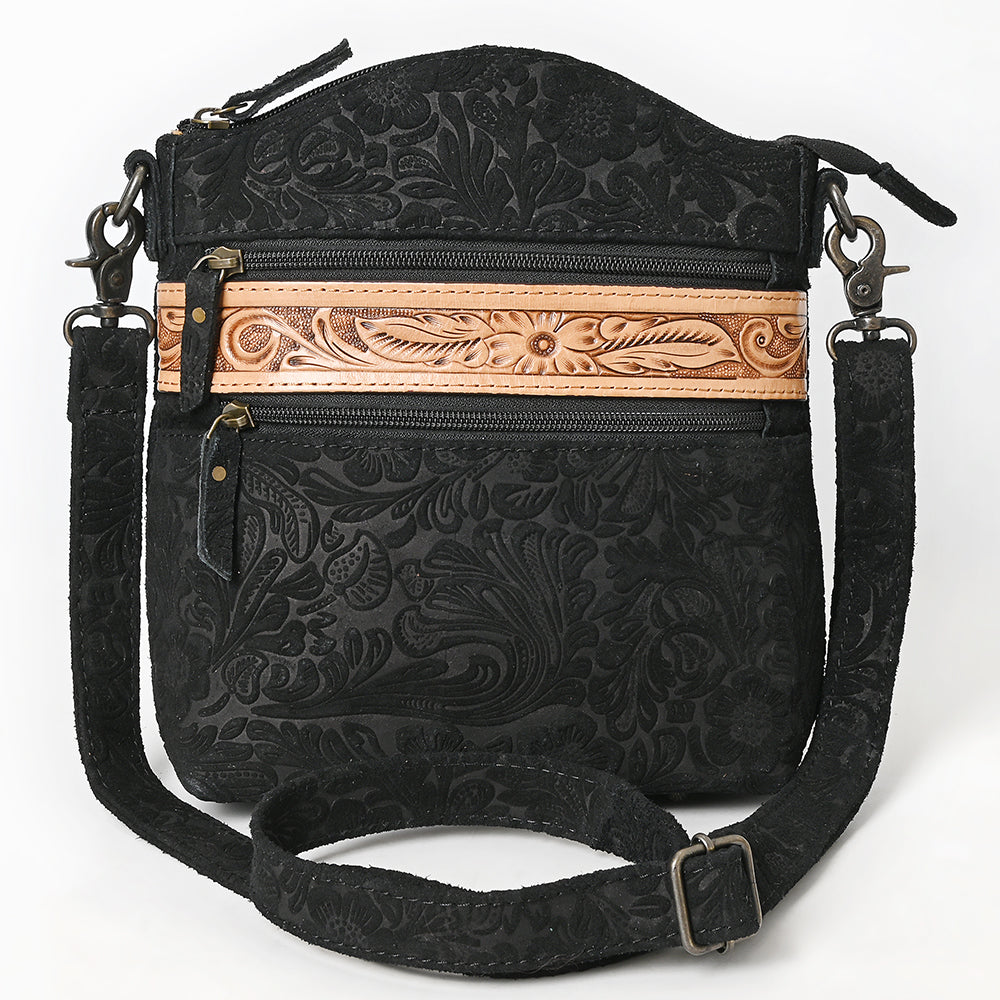 ADBG840 Crossbody Embossed Genuine Leather Genuine Western Leather Bag
