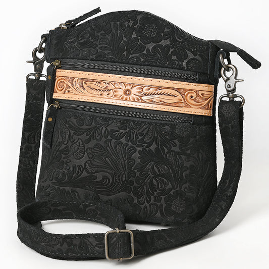 ADBG840 Crossbody Embossed Genuine Leather Genuine Western Leather Bag