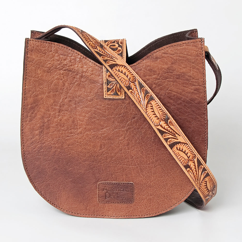 LC-ADBG848 Hand-Tooled Genuine Leather Western Hobo Shoulder Bag American Darling