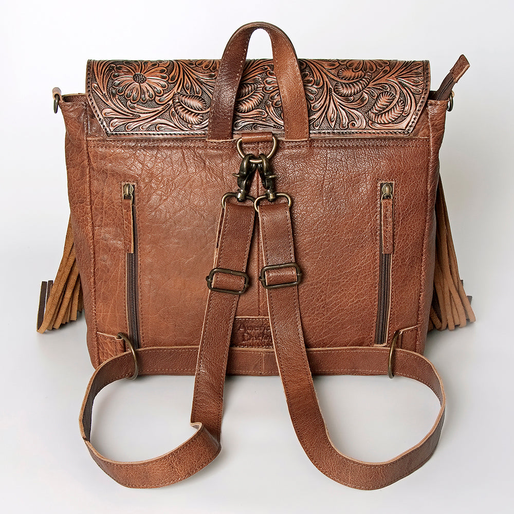 LC-ADBG852 Saddle Blanket & Hair-On Leather Western Messenger Bag American Darling