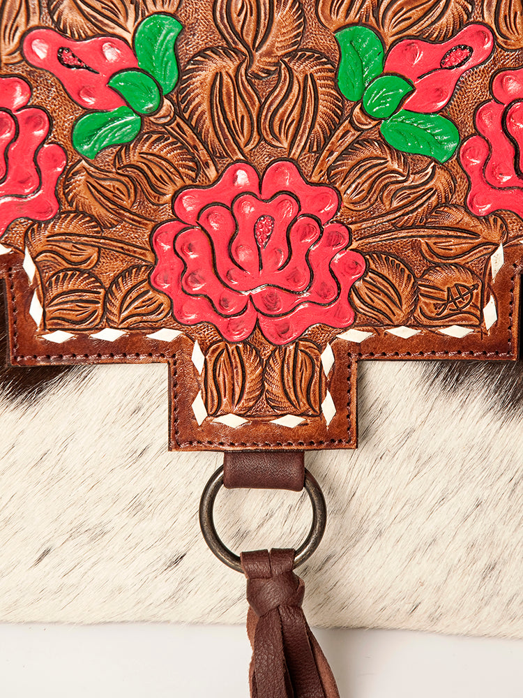 LC-ADBGZ617B Messenger Genuine Western Leather Women Bag