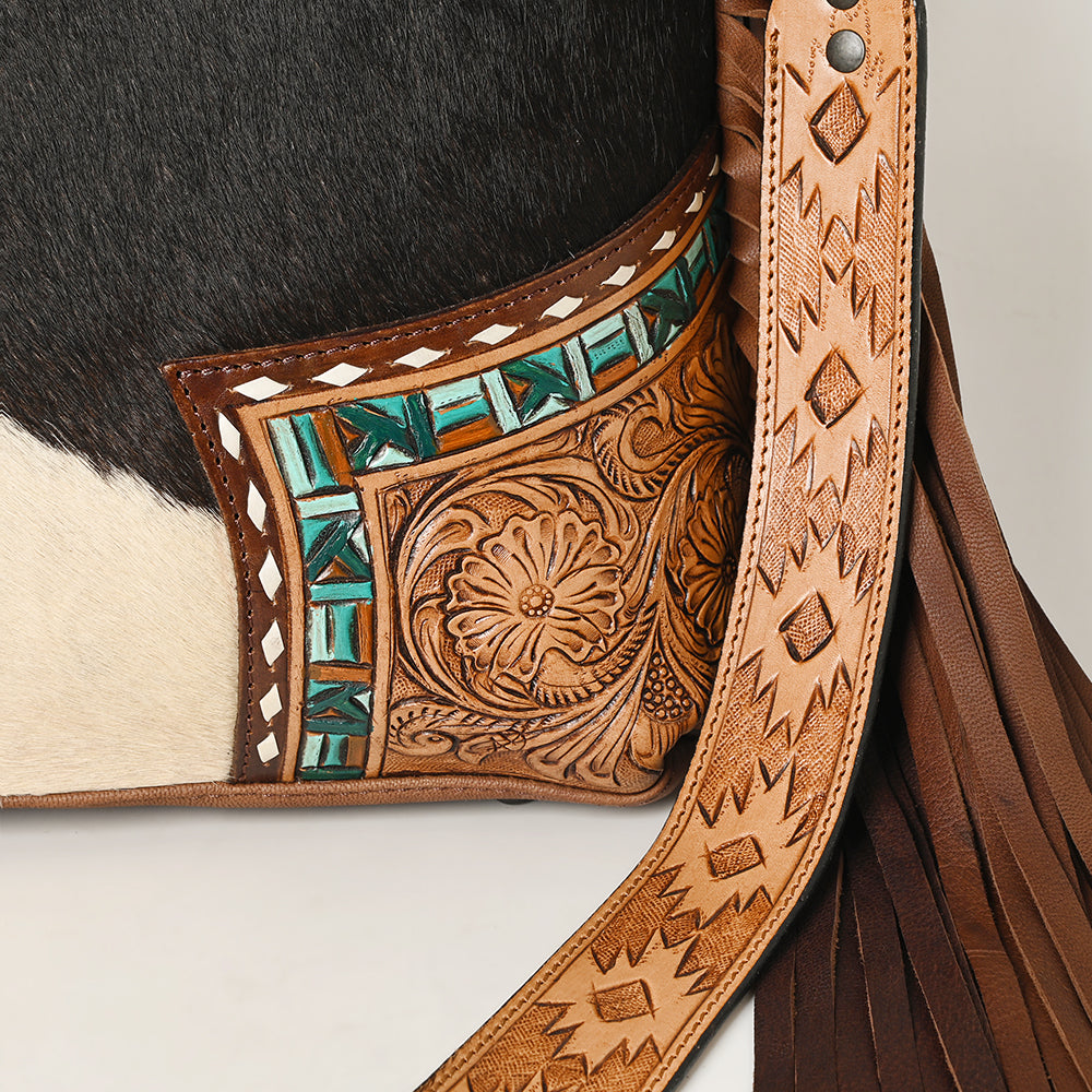 LC-ADBGZ623 Messenger Hair-On Genuine Western Leather Women Bag