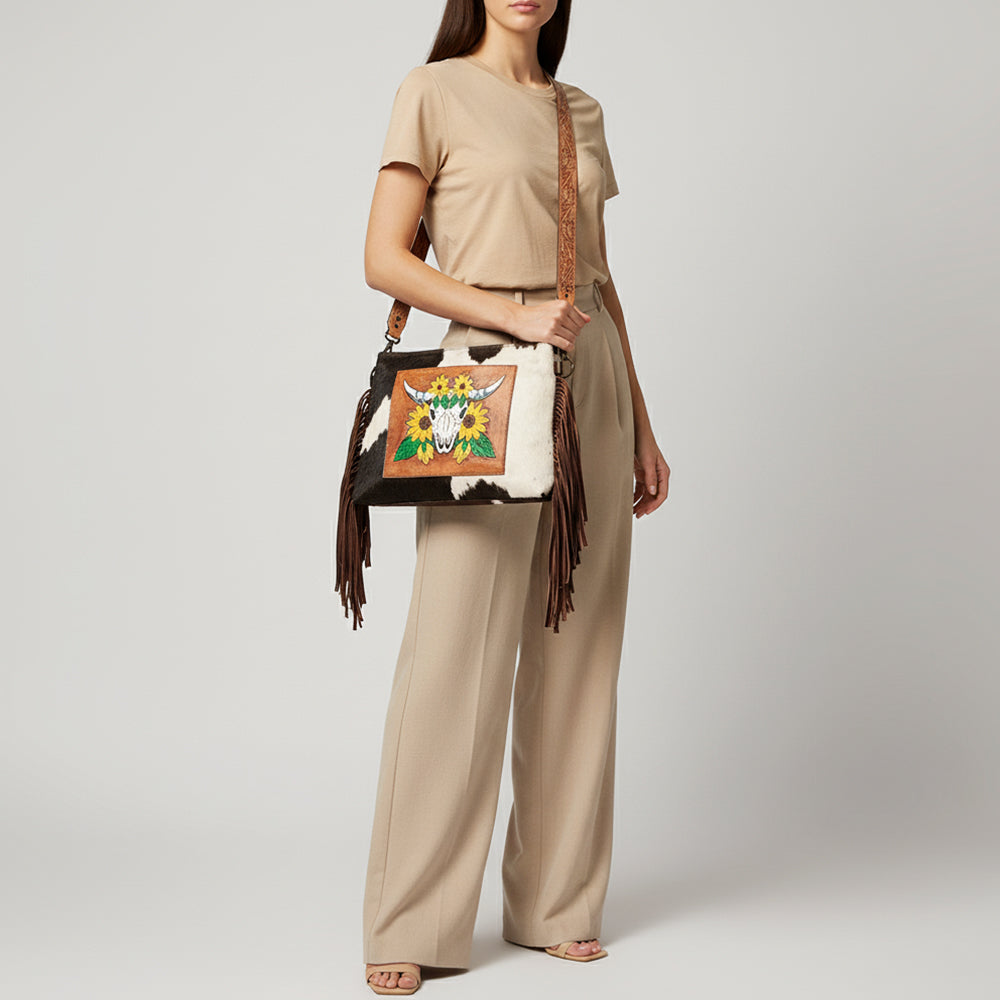 LC-ADBGZ624 Crossbody Genuine Western Leather Women Bag