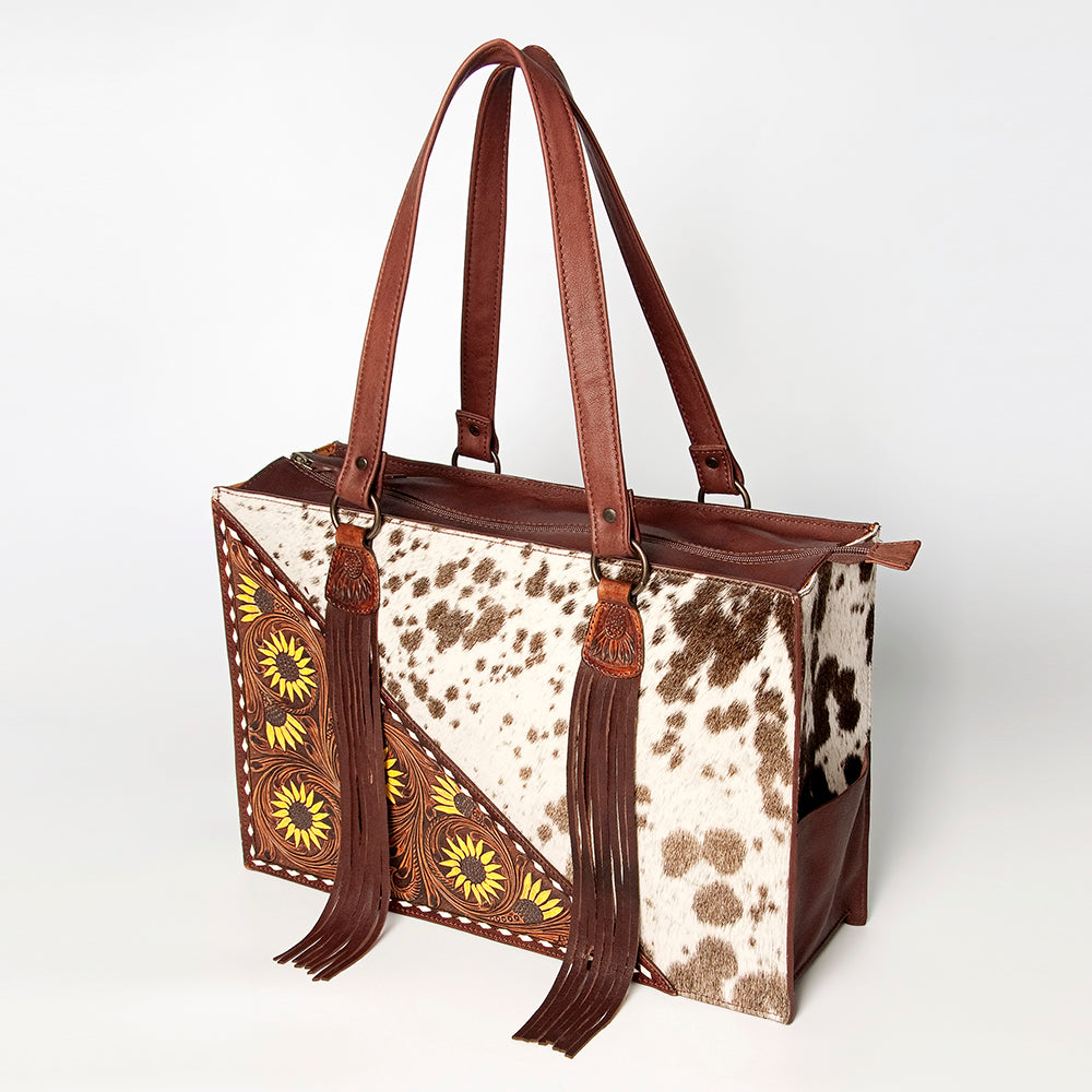 LC-ADBGZ201E Tote Hair On Genuine Western Leather Women Bag