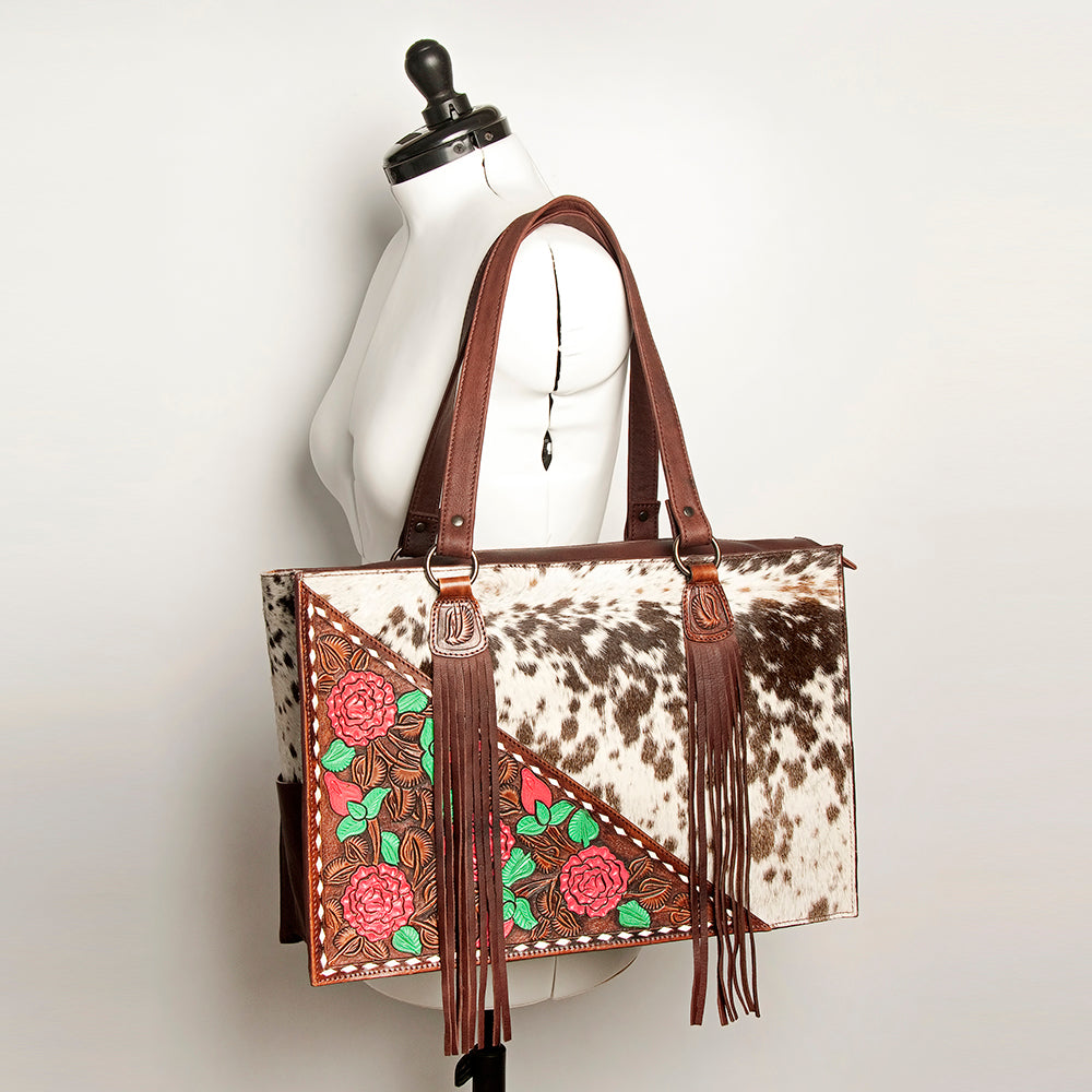 LC-ADBGZ201F Tote Hair On Genuine Western Leather Women Bag