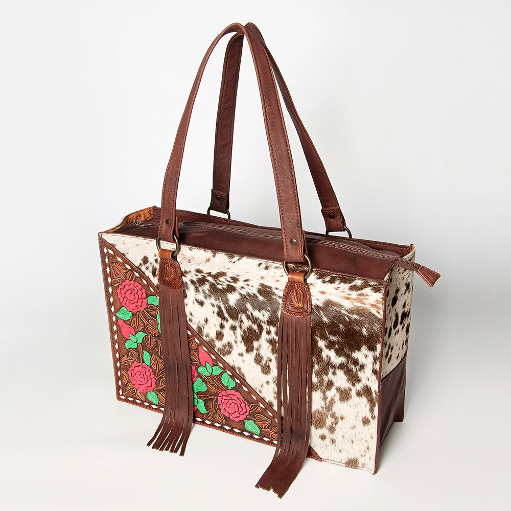 LC-ADBGZ201F Tote Hair On Genuine Western Leather Women Bag