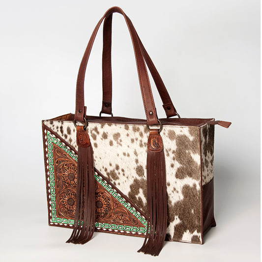 LC-ADBGZ201G Tote Hair On Genuine Western Leather Women Bag