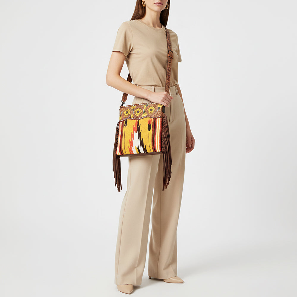 LC-ADBGZ567A Crossbody Genuine Western Leather Women Bag