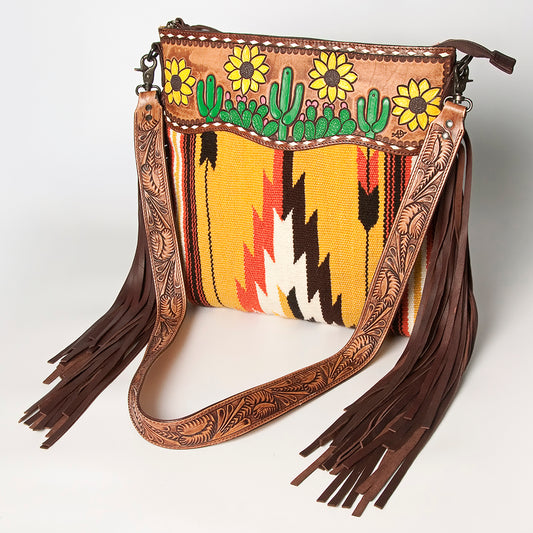 LC-ADBGZ567B Crossbody Genuine Western Leather Women Bag