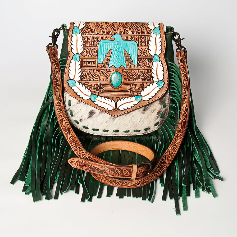 LC-ADBGZ479B Messenger Genuine Western Leather Women Bag