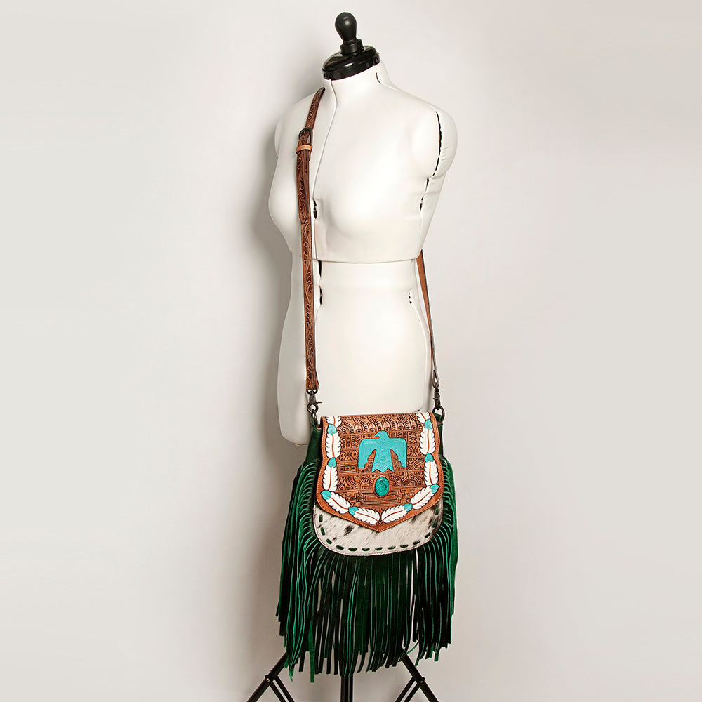 LC-ADBGZ479B Messenger Genuine Western Leather Women Bag