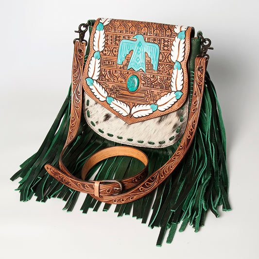 LC-ADBGZ479B Messenger Genuine Western Leather Women Bag