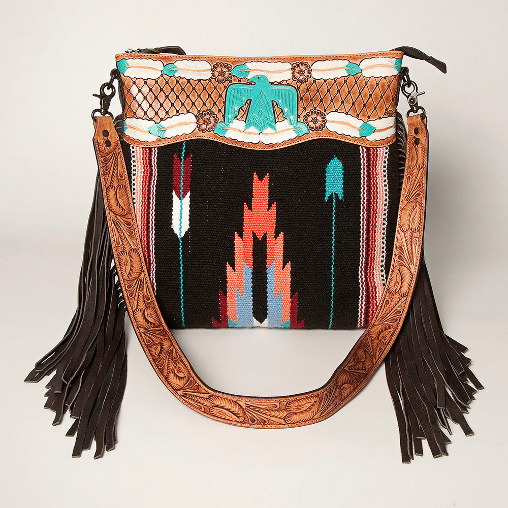 LC-ADBGZ251A  Crossbody Genuine Western Leather Women Bag