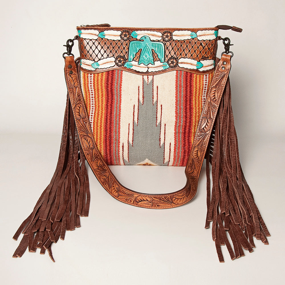 LC-ADBGZ365B Crossbody Genuine Western Leather Women Bag