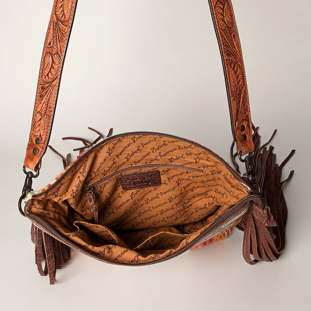 LC-ADBGZ365B Crossbody Genuine Western Leather Women Bag