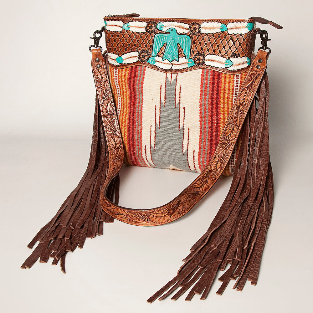 LC-ADBGZ365B Crossbody Genuine Western Leather Women Bag