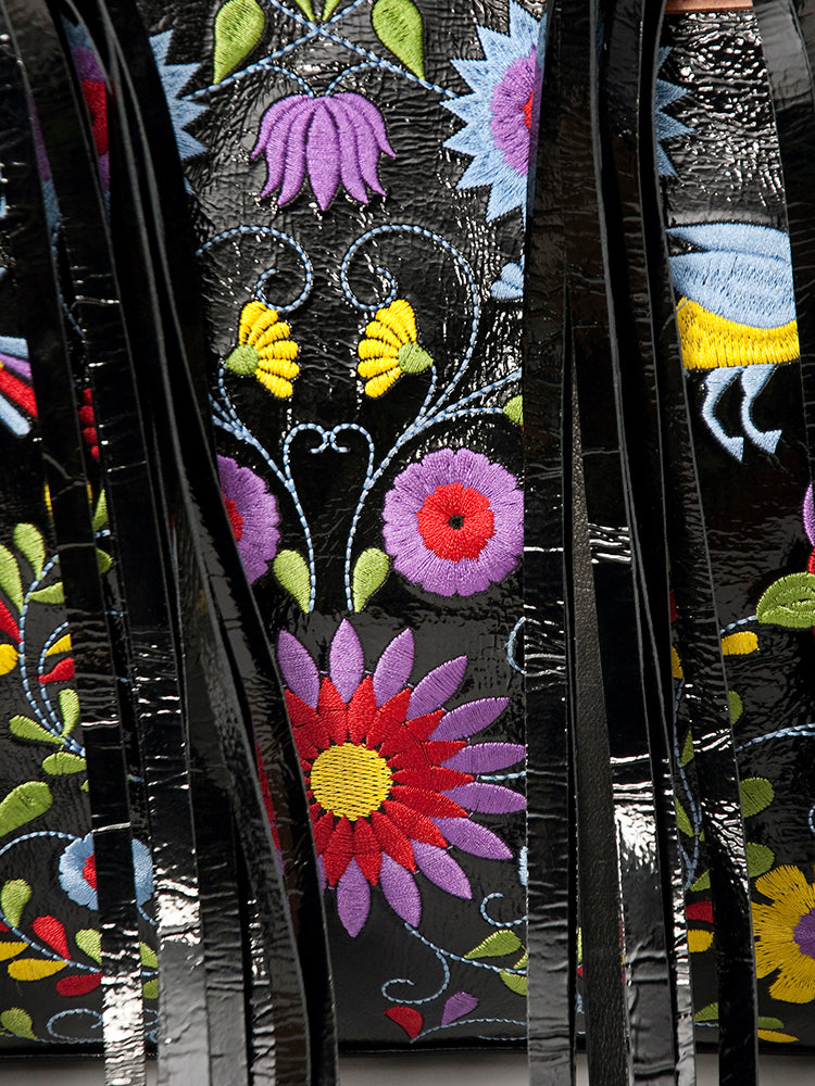 LC-ADBGZ627 Tote Hand Tooled Genuine Western Leather Women Bag