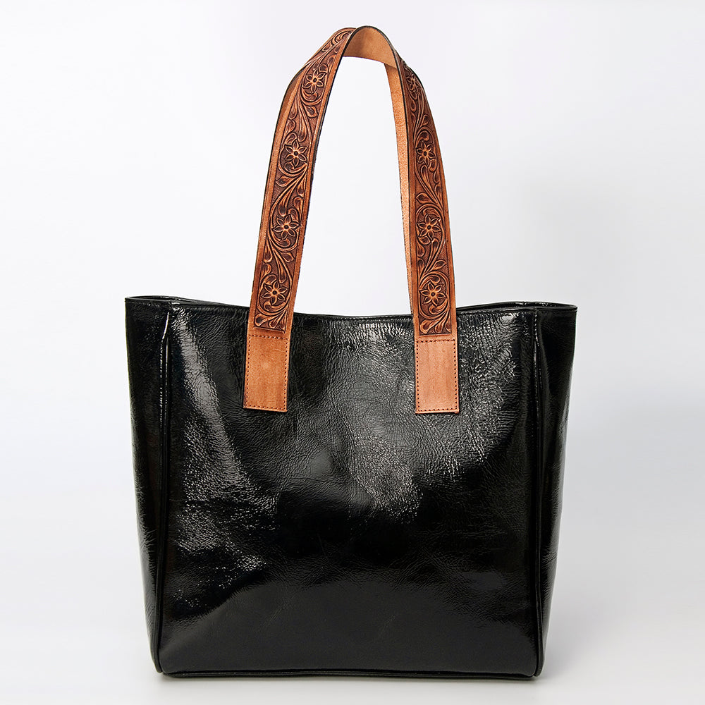 LC-ADBGZ627 Tote Hand Tooled Genuine Western Leather Women Bag