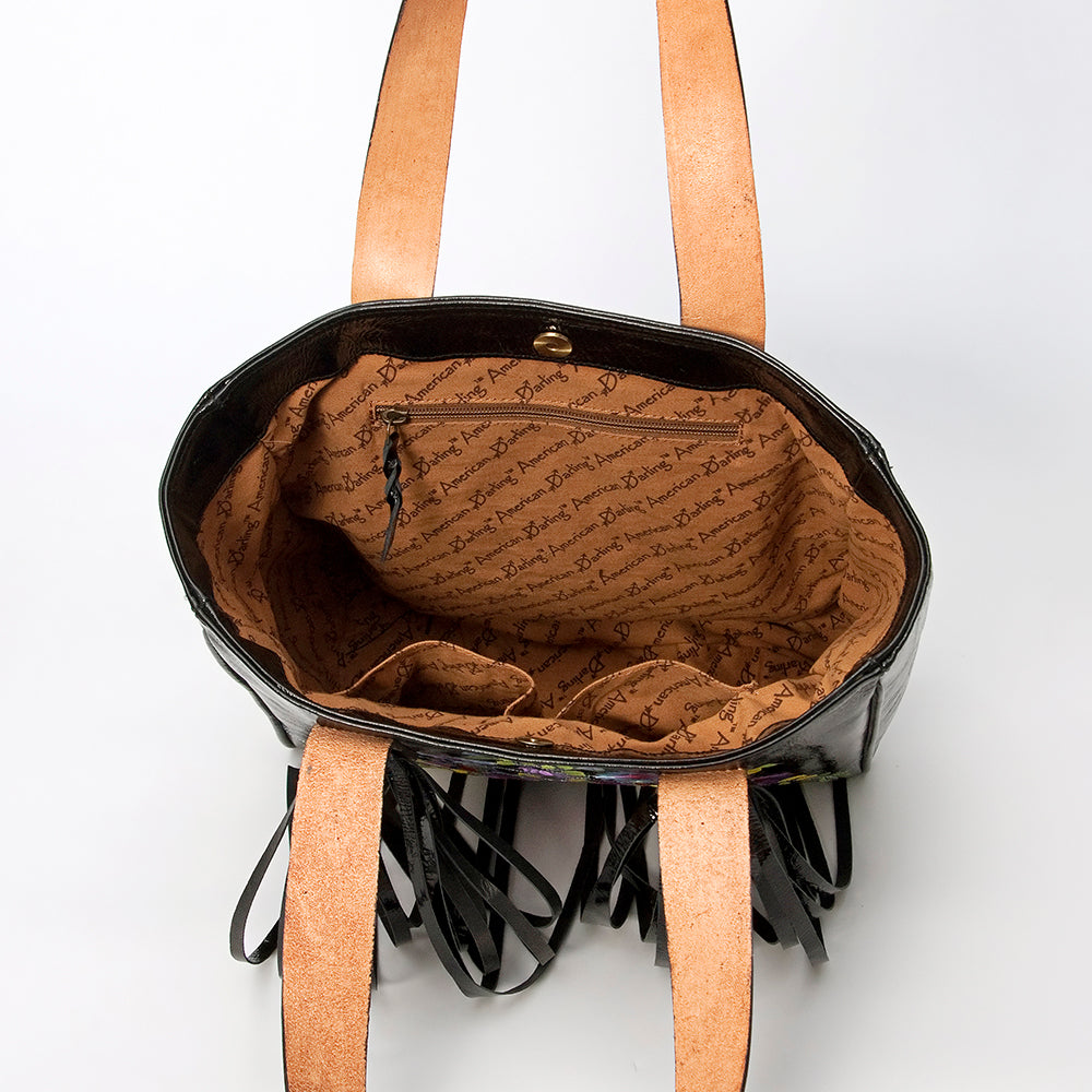 LC-ADBGZ627 Tote Hand Tooled Genuine Western Leather Women Bag