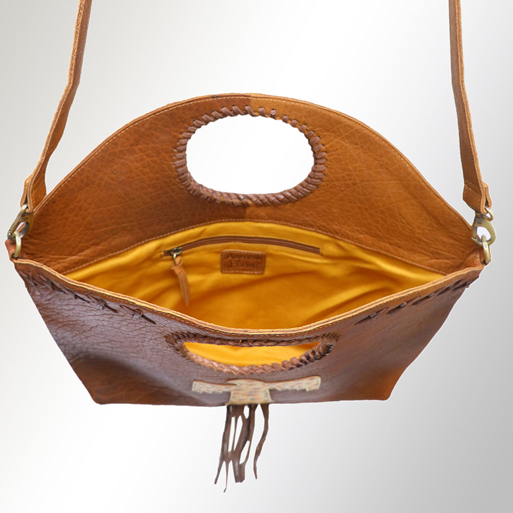 ADBGM257 Bucket Genuine Western Leather Women Bag