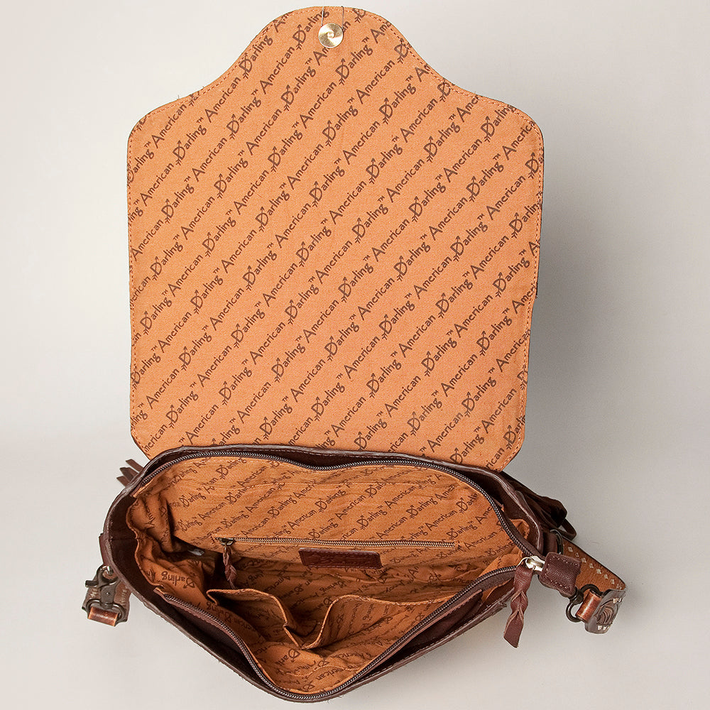 LC-ADBGZ289A Messenger Genuine Western Leather Women Bag