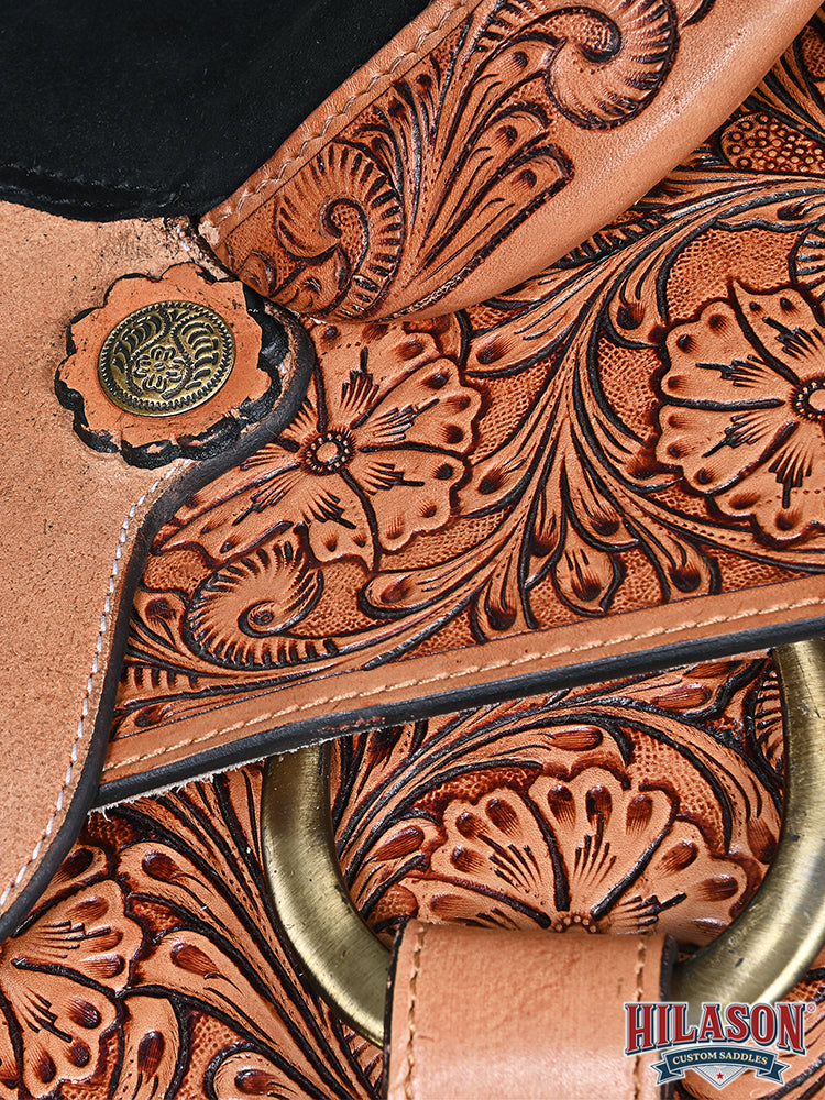 BER252-Western Leather One Ear Headstall