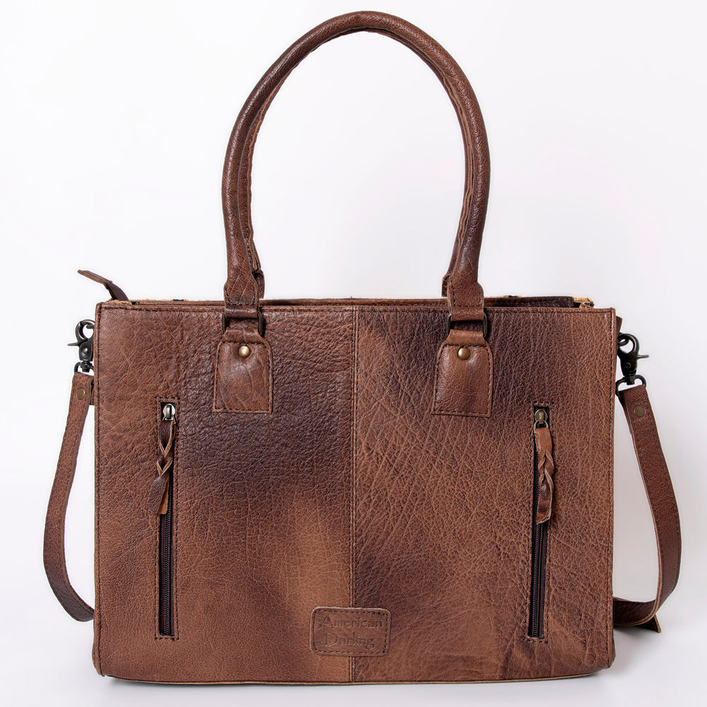 ADBG632 American Darling Hand Woven Saddle Blanket Western Leather Tote Bag