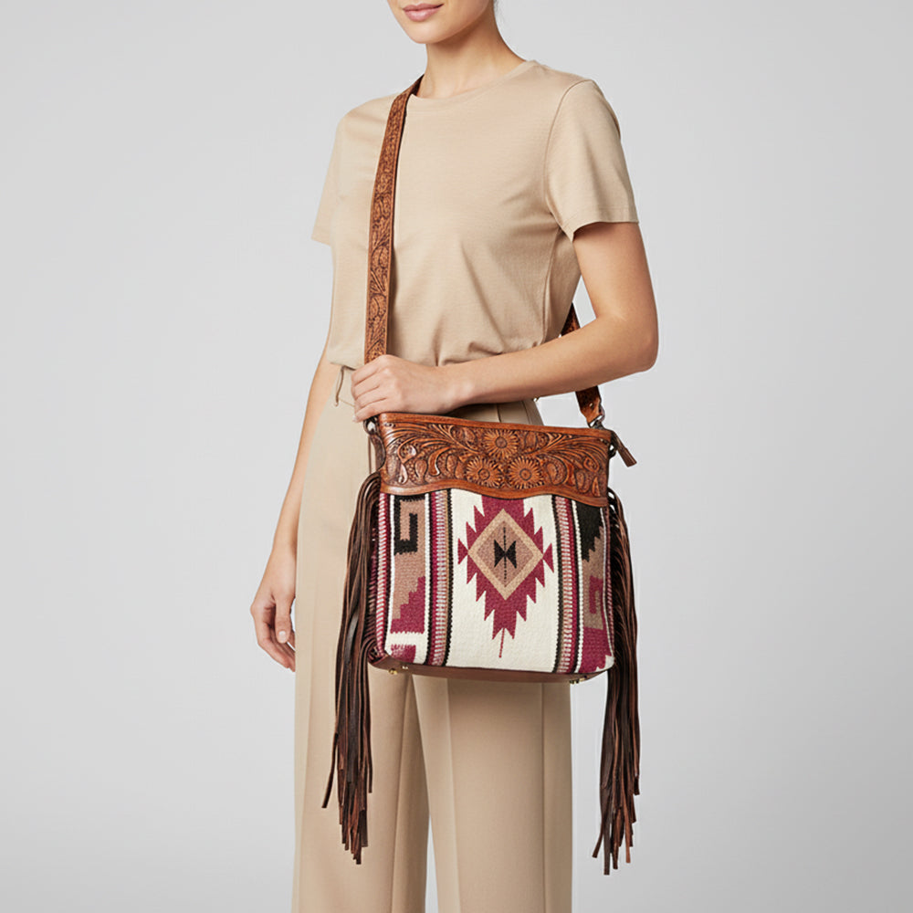 LC-ADBGZ569A Crossbody Genuine Western Leather Women Bag